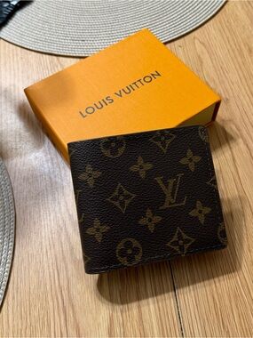 Louis Vuitton Brown Monogram Canvas Money Wallet